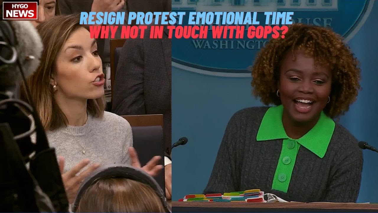 KJP: Dept of Edu resign protest emotional time; Q: why not in touch with GOPs? Black Homeownership?