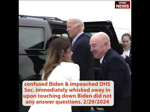 A confuse Biden has touched down in Brownsville, Away From Press Takes No Questions