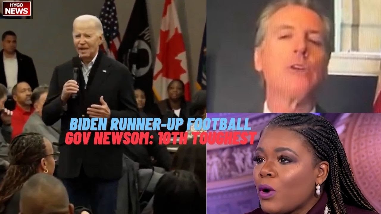 Biden: was runner-up state championship football; Gov Newsom: 10th toughest in America