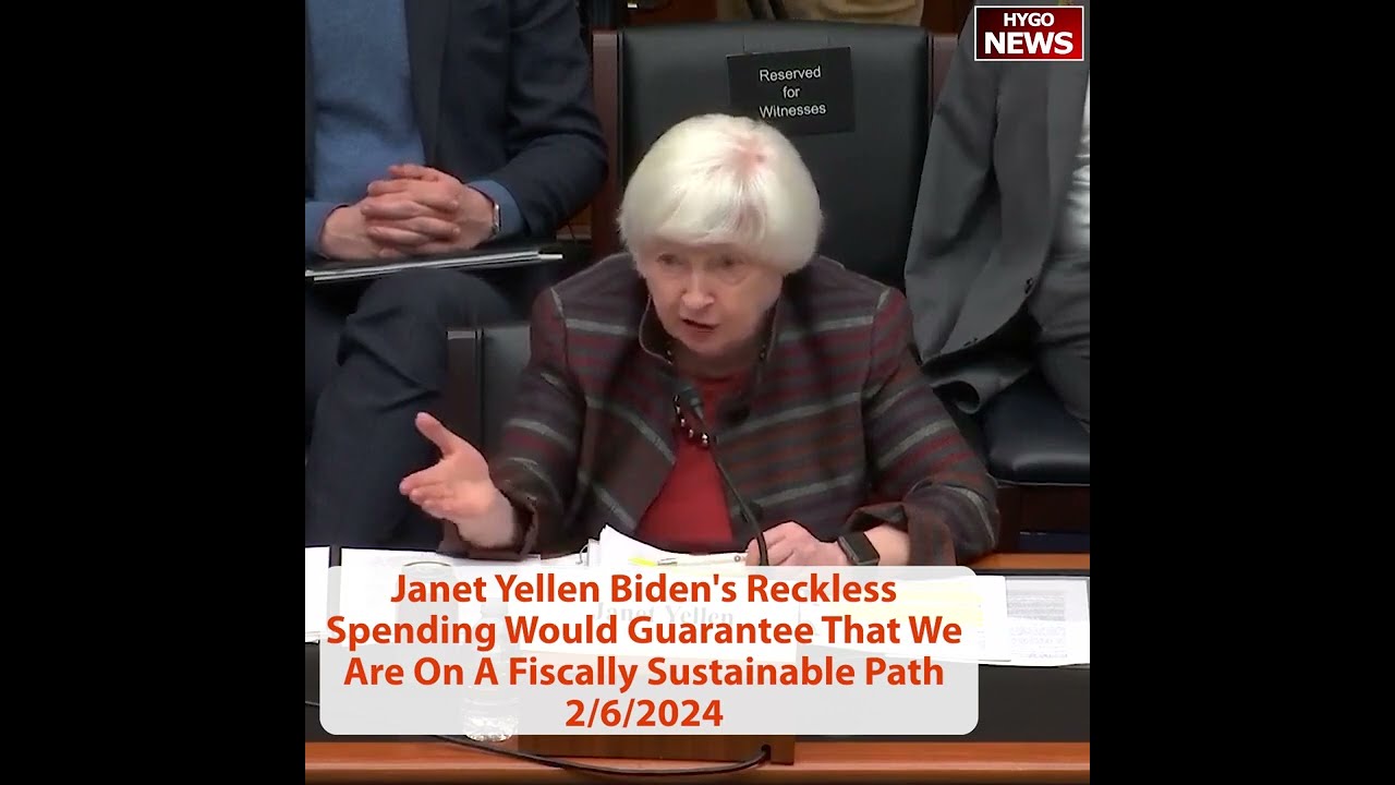 Yellen: Biden Spending Guarantee Fiscally Sustainable; KJP: Biden VETO Funding Package