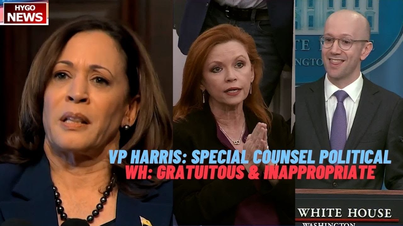 VP Harris Criticizes Special Counsel Politically Motivated; WH: gratuitous & inappropriate