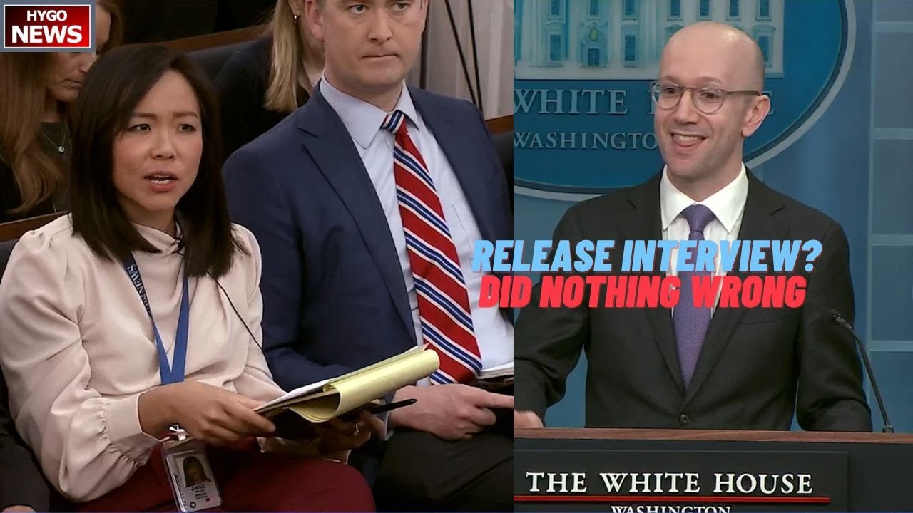 WH Won’t Commit To Releasing Interview Transcript; Did Nothing Wrong; Did The Right Thing