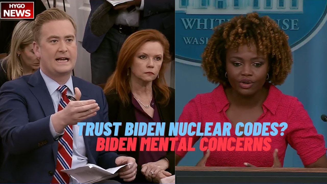 Q: How can Biden be trusted with nuclear codes? KJP Denies Somebody Help Biden Amid Mental Concerns