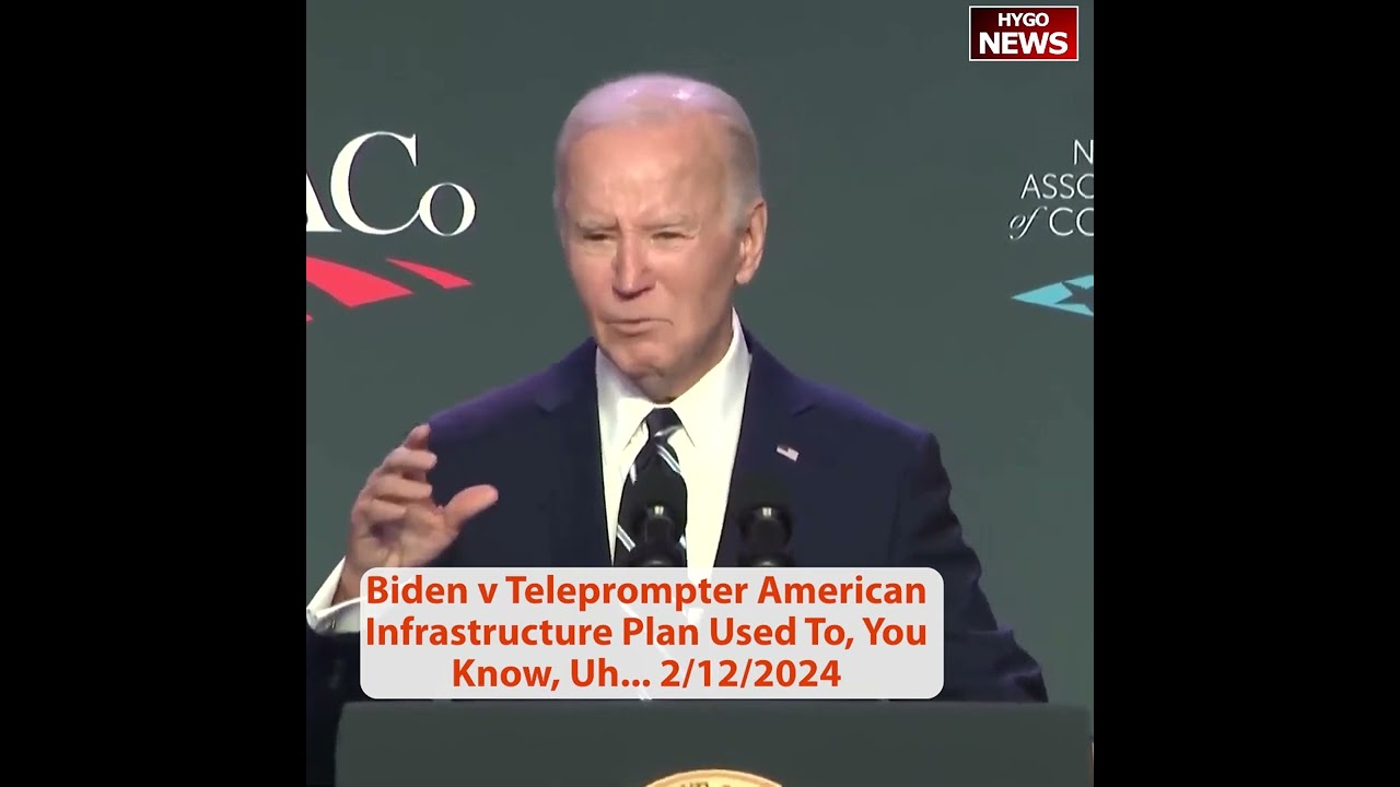 Elderly Biden forgot to mention, Teleprompter Gaffes, Gets Confused, Mental Fitness