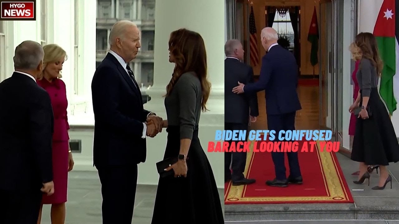 Biden Immediately Gets Confused Where To Go, Telling Jordan King Barack’s Looking At You