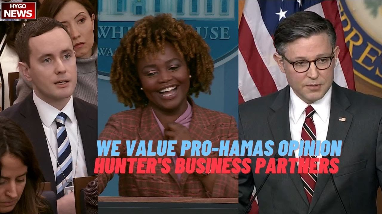 KJP “We Value Their Opinion” TikTok Pro-Hamas; Nothing On Biden Meeting Hunter’s Business Partners