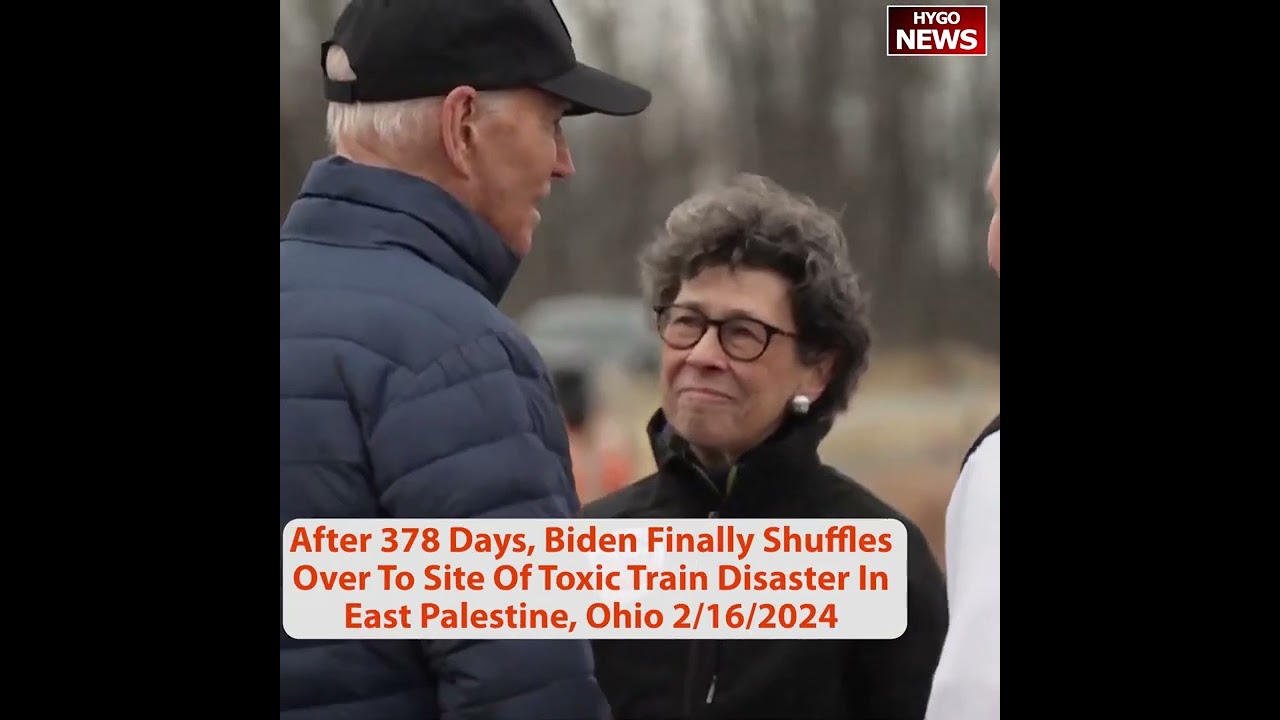 Biden 378 days after Derailment, Fumbles Around His Pocket, Force Press Out