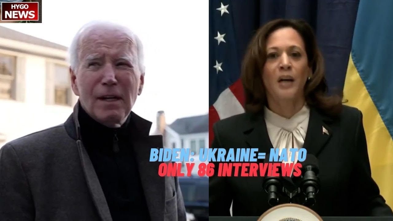 Biden suggested Ukraine is member of NATO; Biden only 86 interviews; Kamala Harris’ deep thoughts