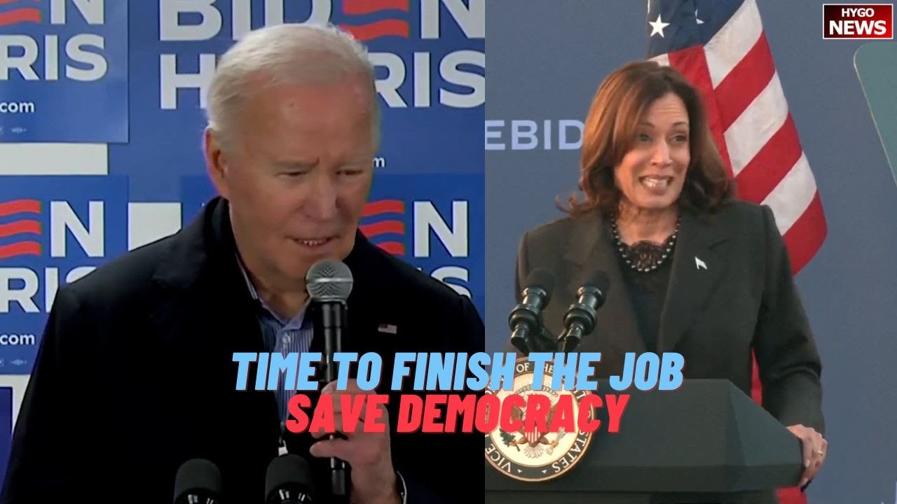 Biden: Time To Finish The Job, get along with me, Save Democracy; Harris: Increased Wages