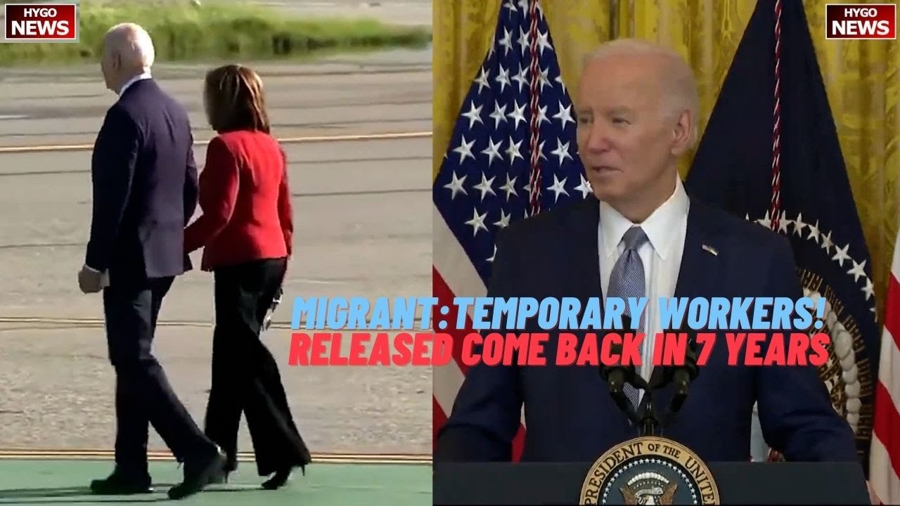 Biden on Migrant: Agricultural Need Temporary Workers! Confused; migrants Release Come Back In 7 Yrs