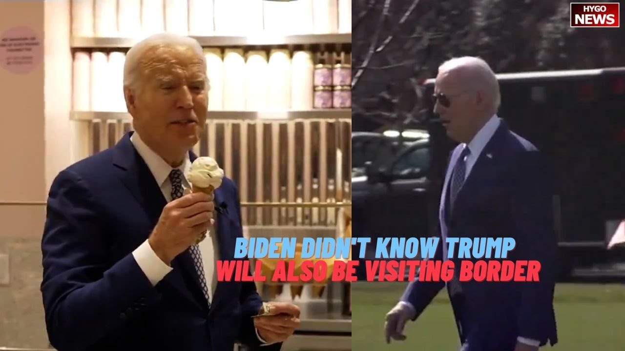 Biden “didn’t know” Trump will also be visiting border, confused ceasefire, ignores questions