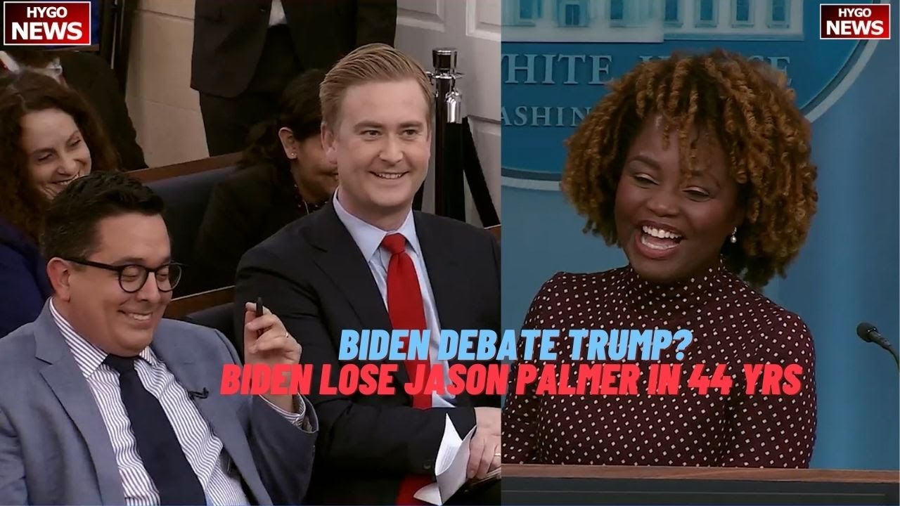 KJP Repeatedly Declines To Say If Biden Debate Trump, Biden 1st To Lose To Jason Palmer In 44 Yrs