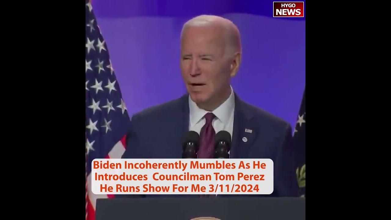 Biden Cut Him Off, Quarter-Jog HIGH Levels Of Vigor, Incoherently Mumbles