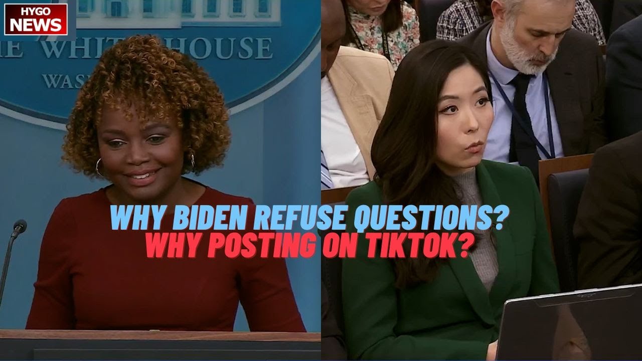 Q: Why Biden Is Refusing To Take Questions? Why posting on Tiktok?