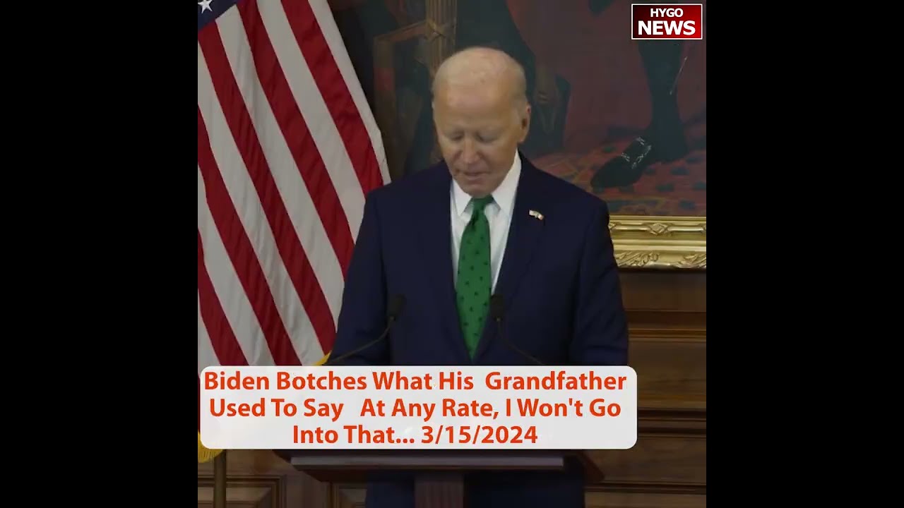 Biden Reads Quote Directly From Notes, Cracked Jokes; Slowly Descends Steps