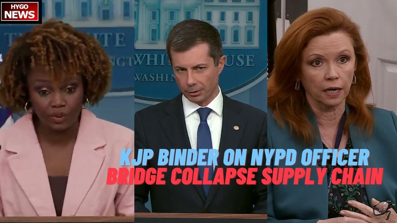 KJP Reads From Binder On NYPD Officer; Buttigieg Won’t Say Bridge Collapse Supply Chain Problems