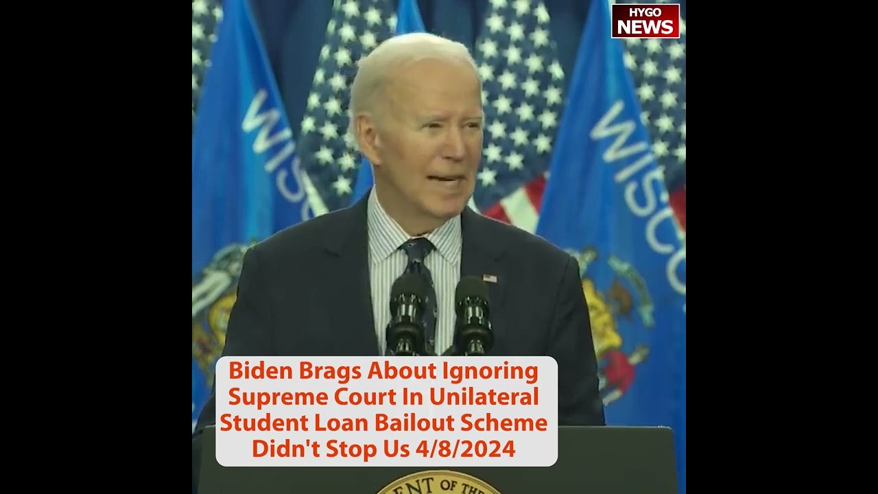 Biden Erase New $20K interest student loan, Brags Ignoring Supreme Court Loan Bailout