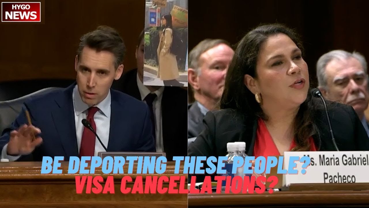Hawley: ‘Shouldn’t We Be Deporting These People?’, Visa Cancellations?