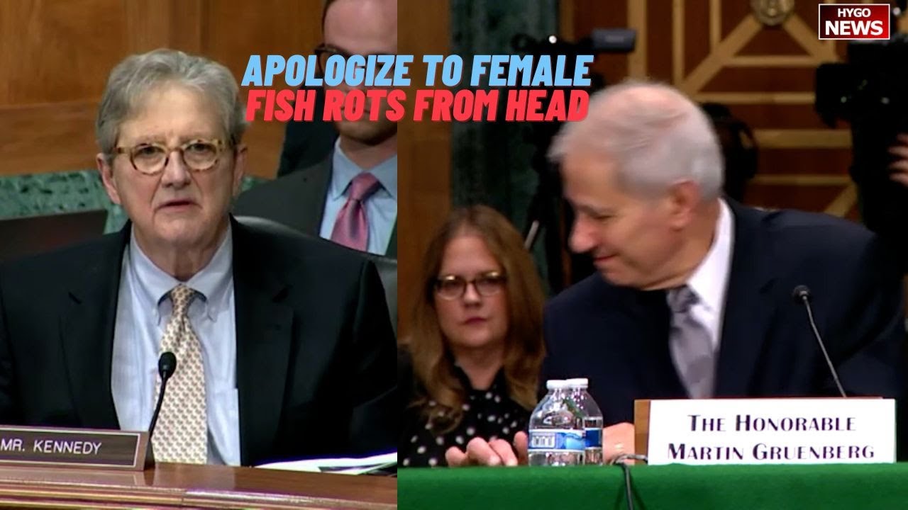 Kennedy to FDIC Chairman: apologize to the female sitting behind you, fish rots from head down