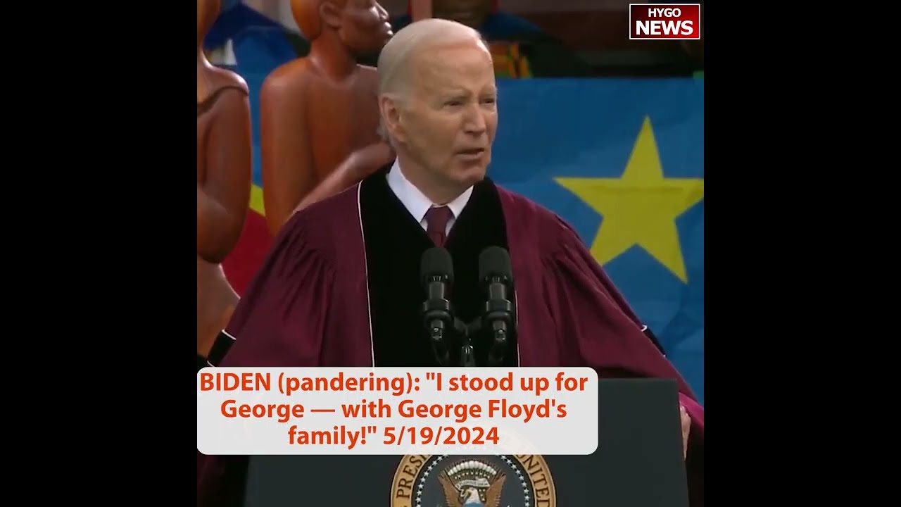 Biden: never thought national effort from elementary schoolers, not going home, honorary degree