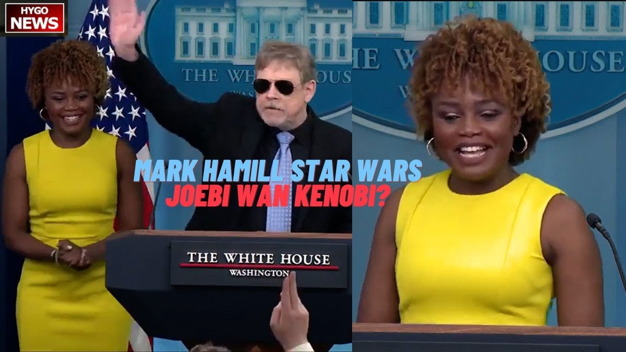 Mark Hamill Star Wars at WH Briefing call you Joebi wan Kenobi? No One Ever Claps