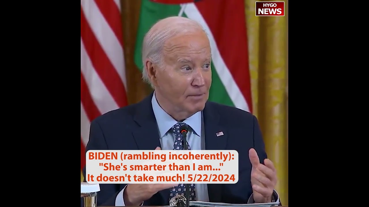 Q:When are you going to Africa? Biden: We’re heading today Africa, She’s smarter than I am