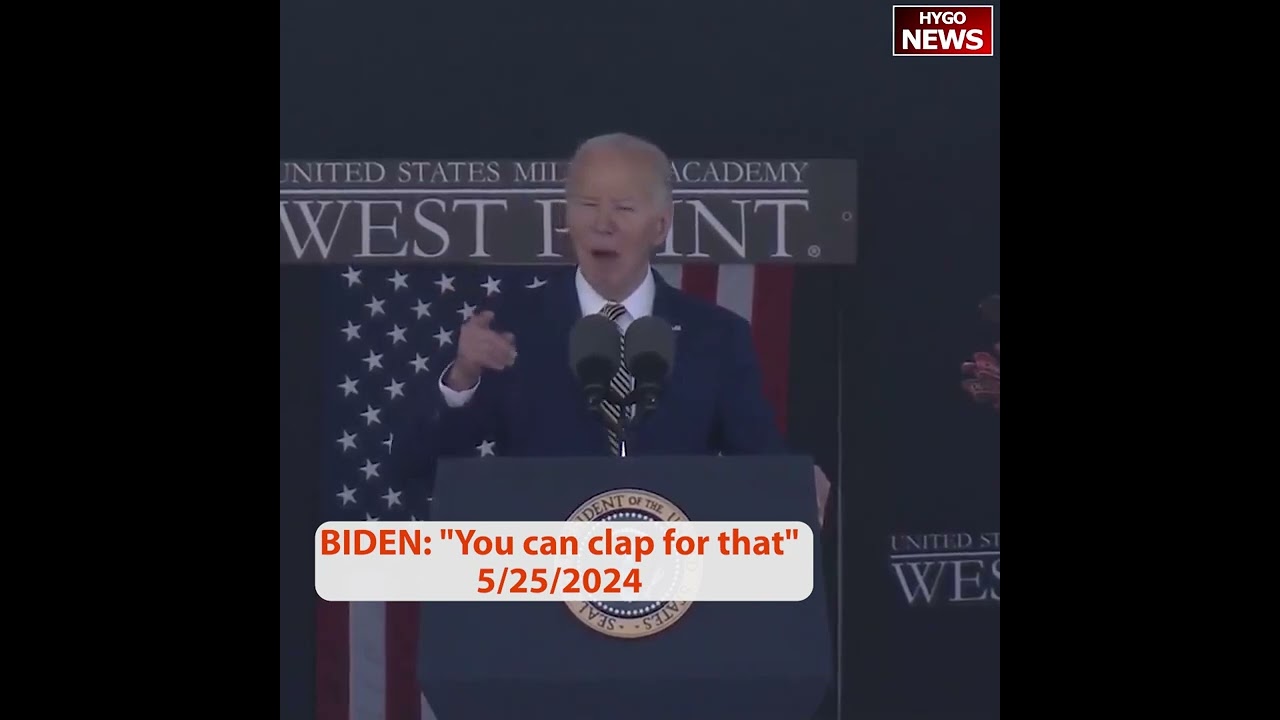 Biden: Appointed to Naval Academy to Play Football, Confused, You can clap for that