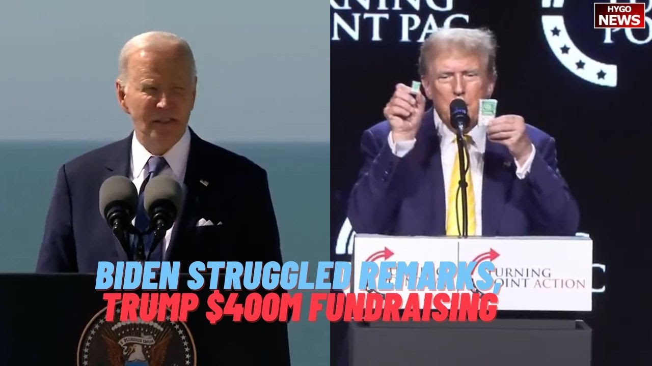 Biden Struggled to Make Remarks, Trump Announces $400M Fundraising Since Guilty Verdict