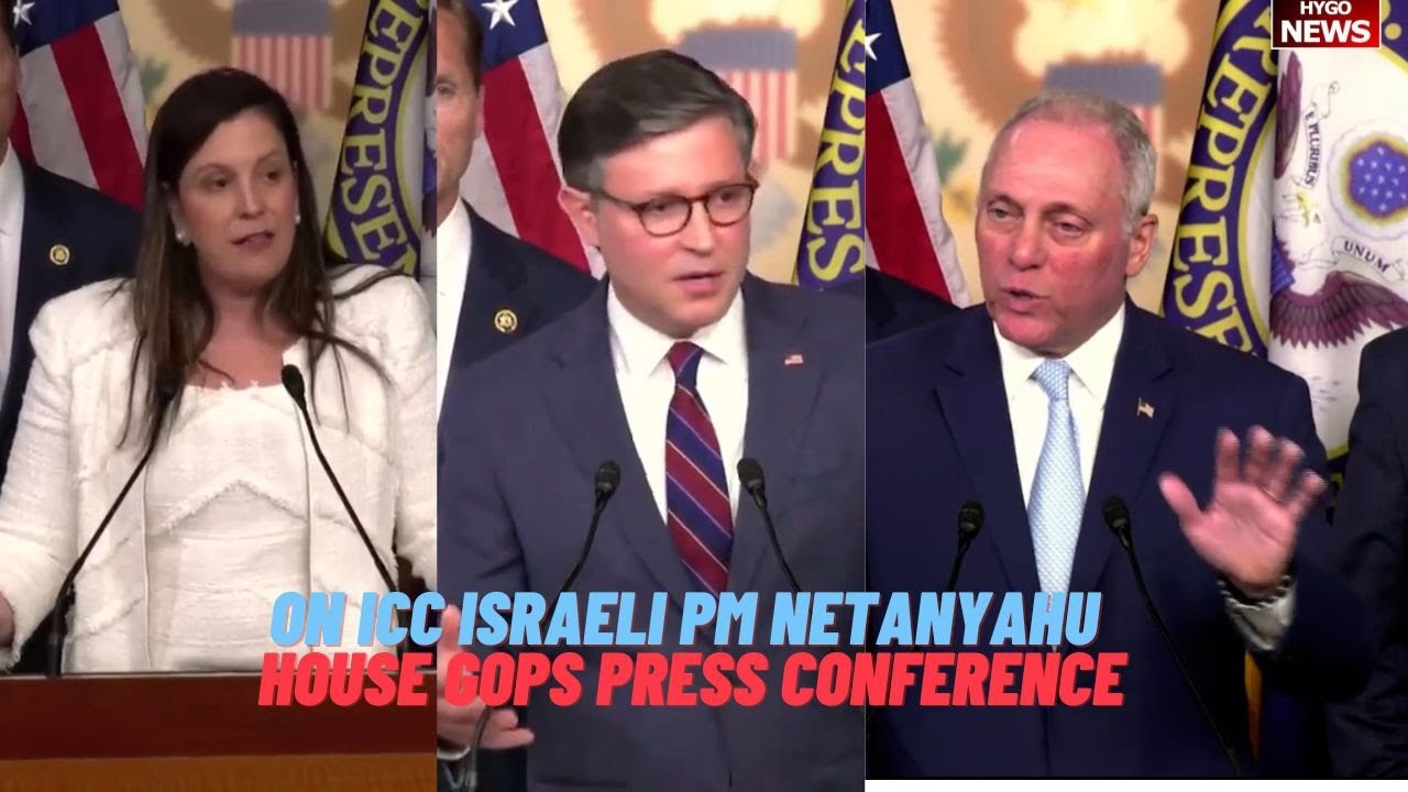 On ICC Israeli PM Netanyahu the Biden Border Ex Action, Chair Stefanik & Majority Leader Scalise