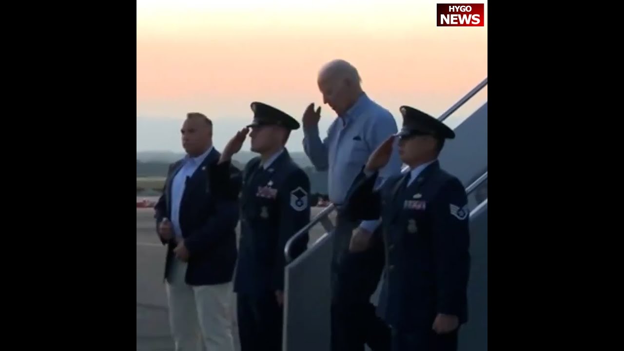 Biden arrives at Camp David & has zero public events until Thursday; Kamala word salad