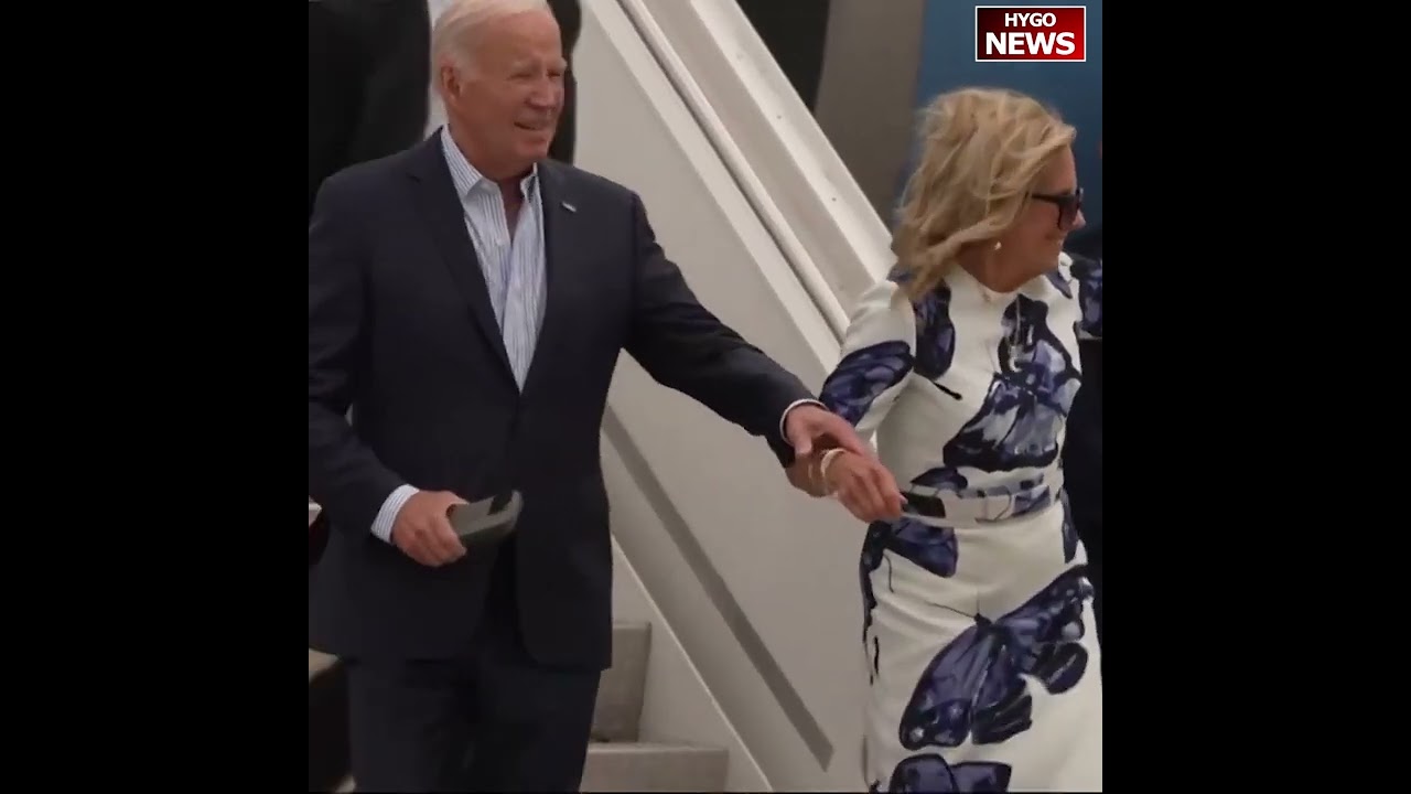 Biden rambled incoherently confused again, told made-up story; Slack-Jawed Grabs Jill’s Arm