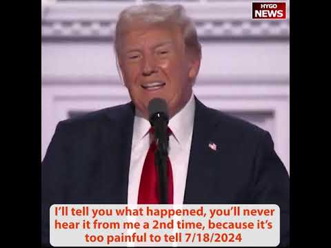 Trump: I’ll tell you what happened, you’ll never hear it from me a second time