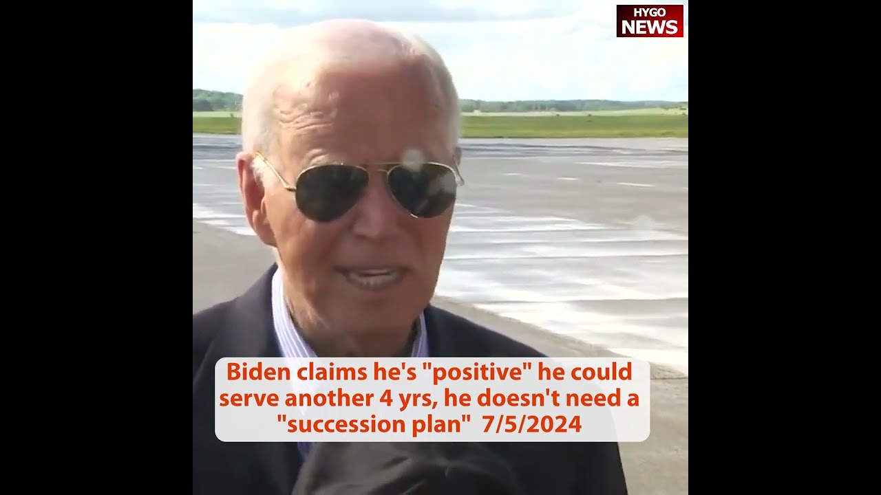 Biden: hope Trump’ll debate me, I’m committing now, absolutely! No need succession plan