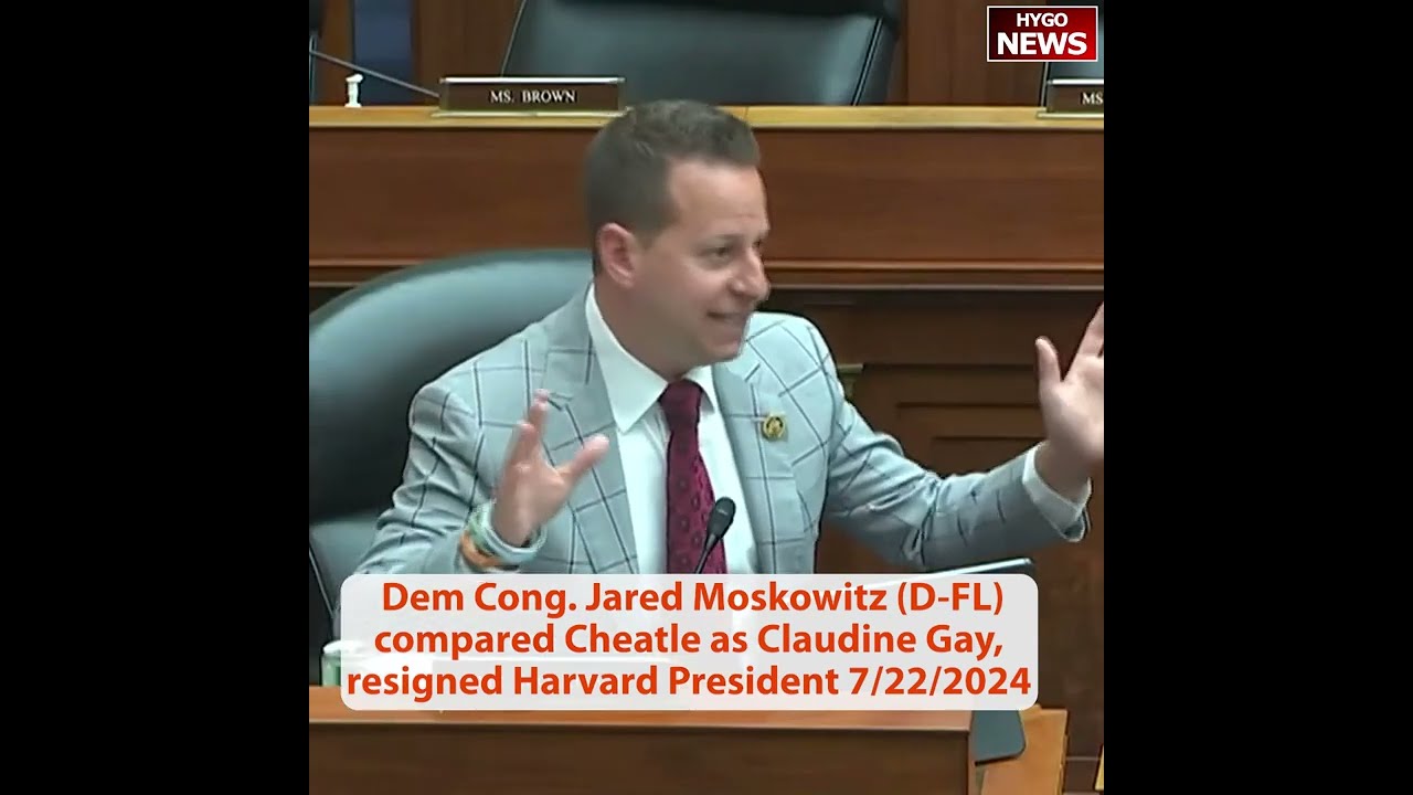 Democrat Jared Moskowitz compared Secret Service Dir with Harvard President Claudine Gay