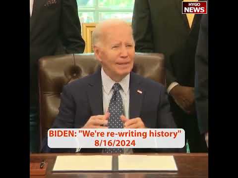 Biden slurring incoherently We’re re-writing history, Gaza ceasefire; Vance took questions