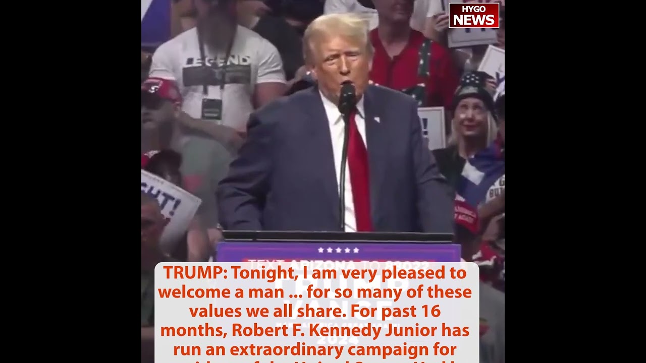 TRUMP: In honor of Bobby, new commission release remaining JFK docs; welcome RFK, disaffected Dems