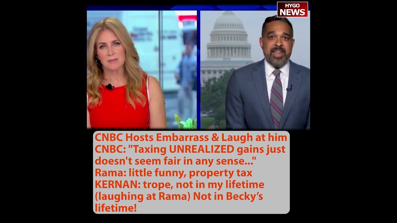 Kamala get “police officers out of schools”; CNBC Hosts Embarrass & Laugh at taxing unrealized gains