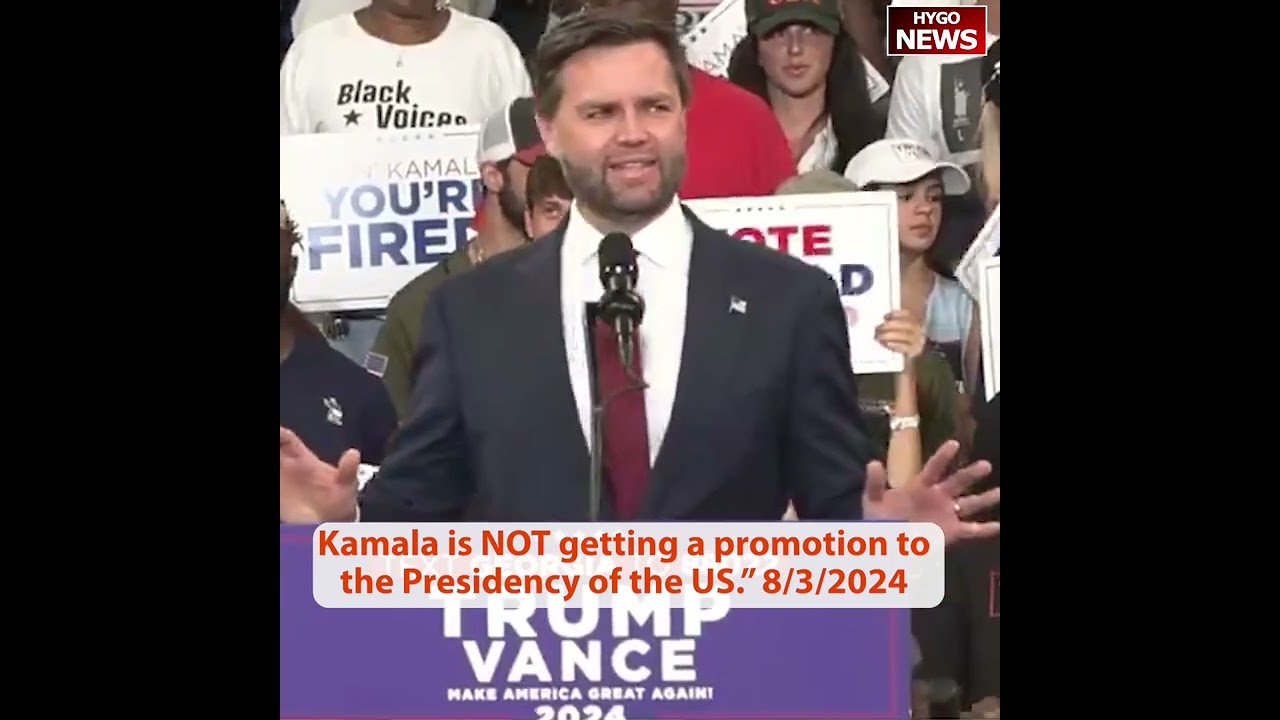 Vance: Harris says we are weird, Kamala NOT getting promotion to Presidency; Vance’s 7-yr-old son