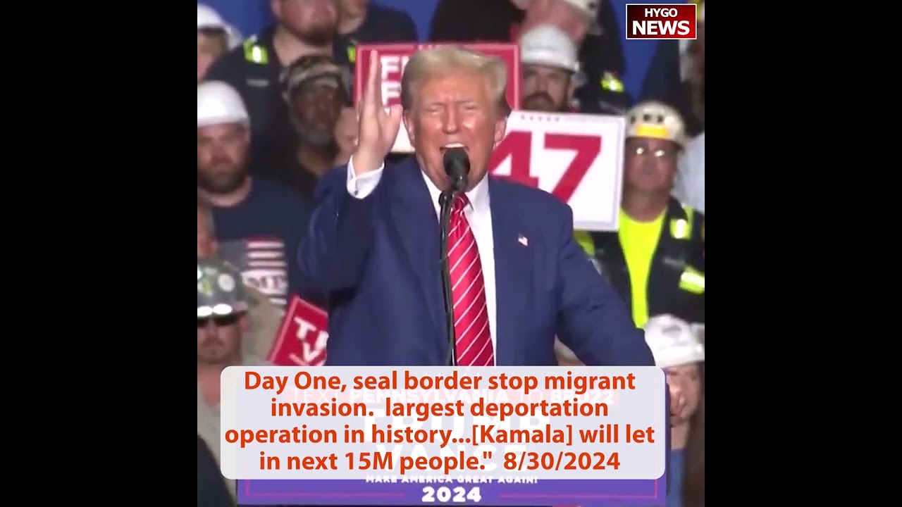 TRUMP on Venezuelan migrant, largest deportation operation in history, missile defense shield