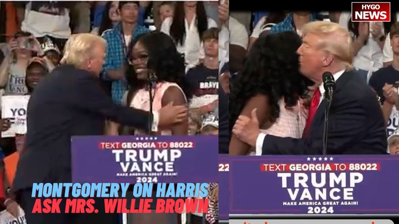 Trump invited a woman to speak, Montgomery on Harris: why don’t we ask Mrs. Willie Brown