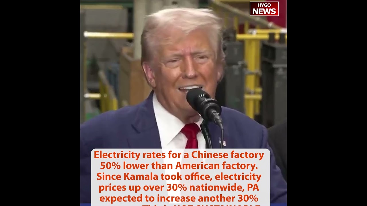 TRUMP: terminate Kamala’s “Power Plant Rule”; 350K unemployment last month, Real incomes down $2K/yr