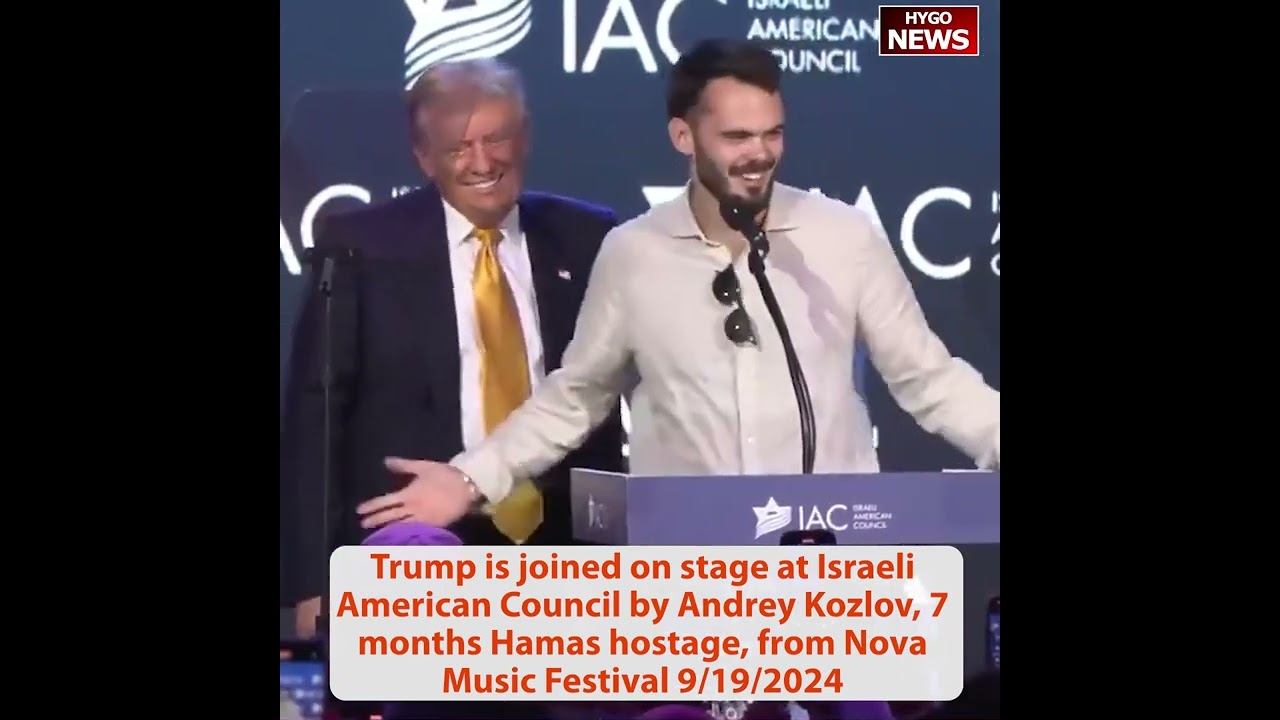 TRUMP: 47 days from now defeat Kamala simply MAGA! On stage hostages Andrey Kozlov