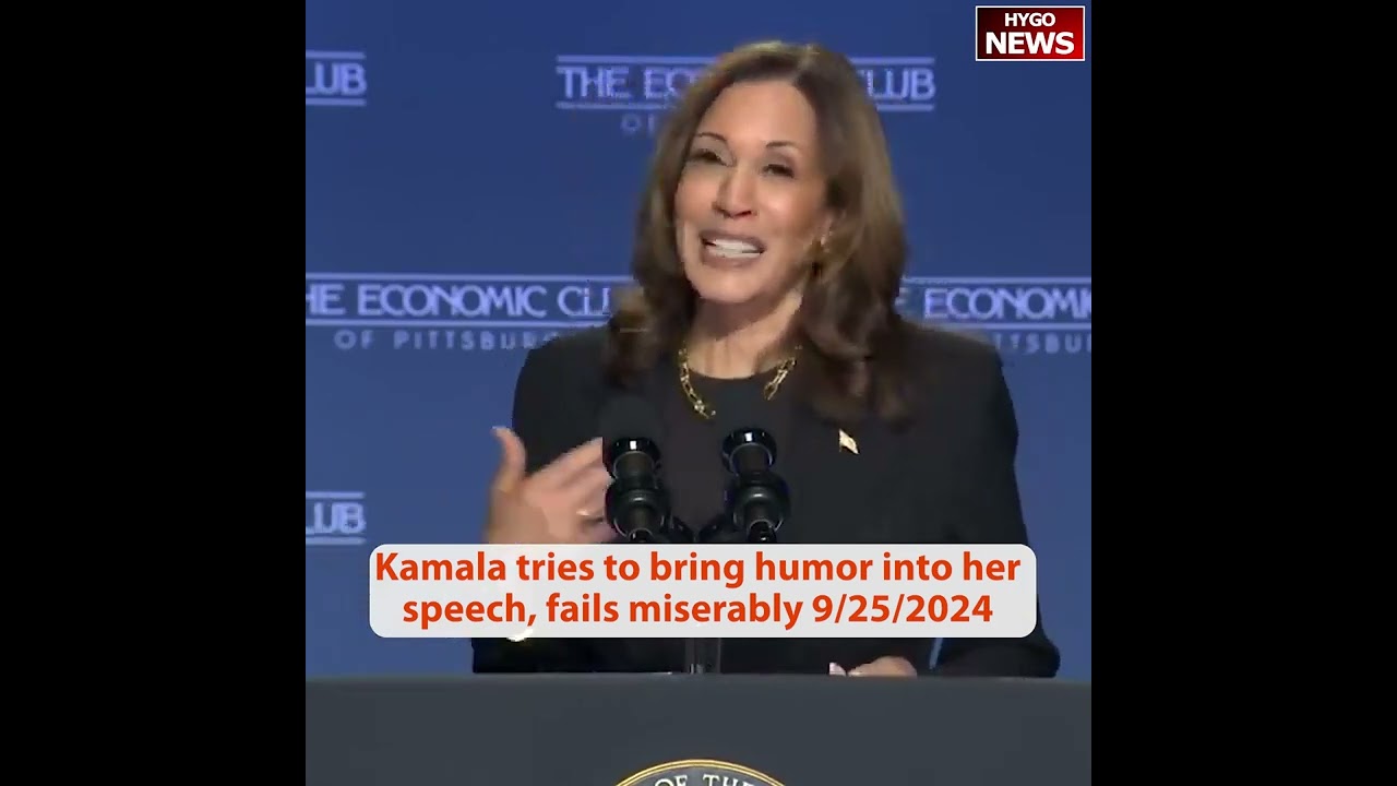 Kamala Ecclesiastics & tries humor; poll 51% voters Trump successful vs Kamala 37%