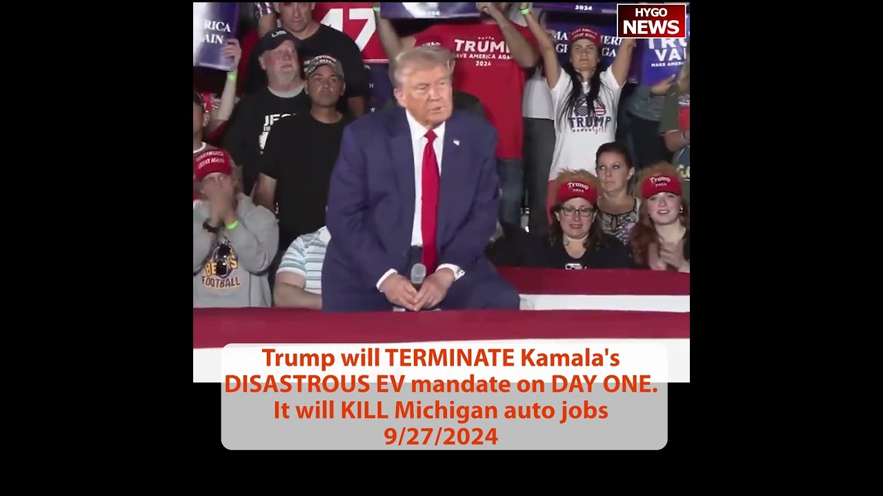 Voter did not initially support Trump: I’m voting for you; TRUMP: TERMINATE Kamala EV mandate