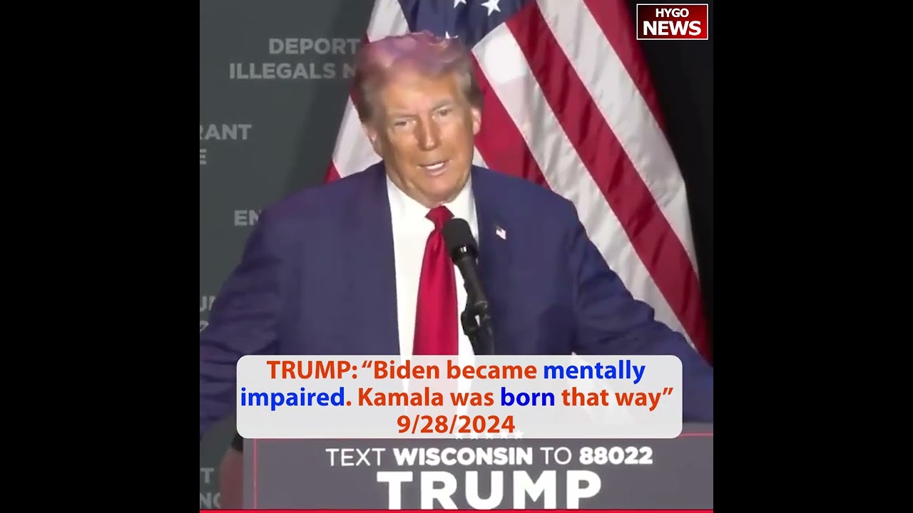 TRUMP: Biden became mentally impaired, Kamala was born that way; Vance: enough natural gas to world