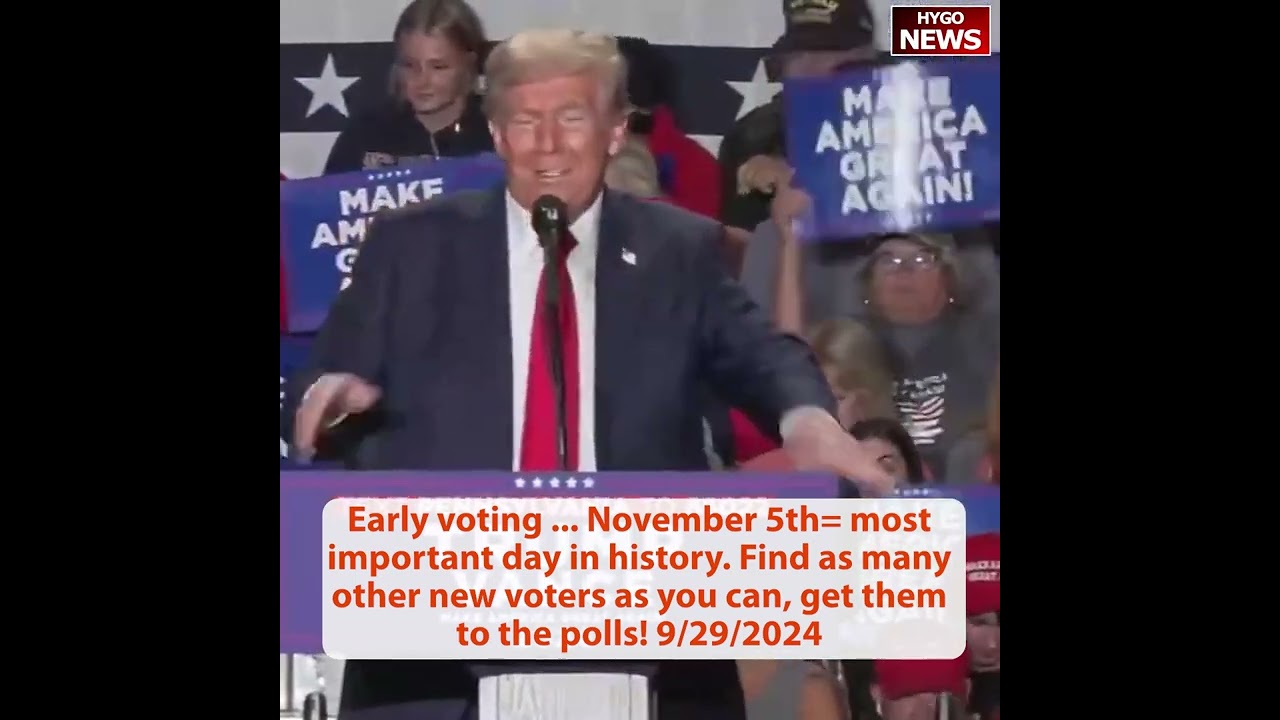 TRUMP: Dem workers all now Trump Republicans to Promised Land, Kamala YOU’RE FIRED! Early voting