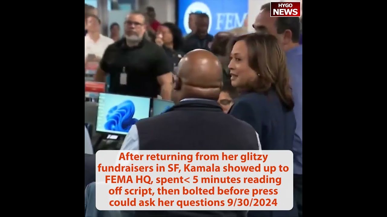 After fundraisers Kamala spent 5 minutes reading off script; Q: 13k people? KJP: fact checked debunk