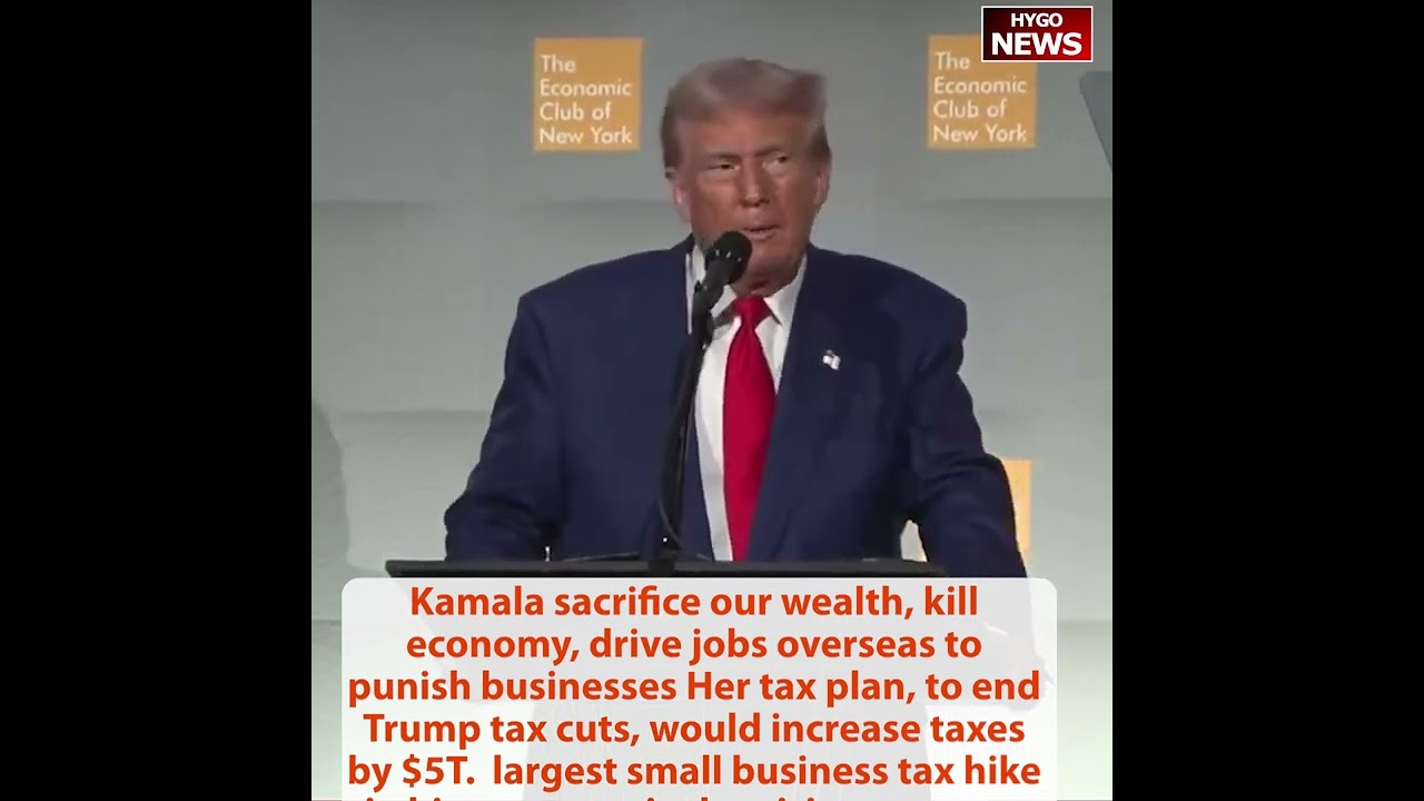 TRUMP: make Trump Tax Cuts permanent, NO TAX ON TIPS & SOCIAL SECURITY; Kamala tax on unrealized