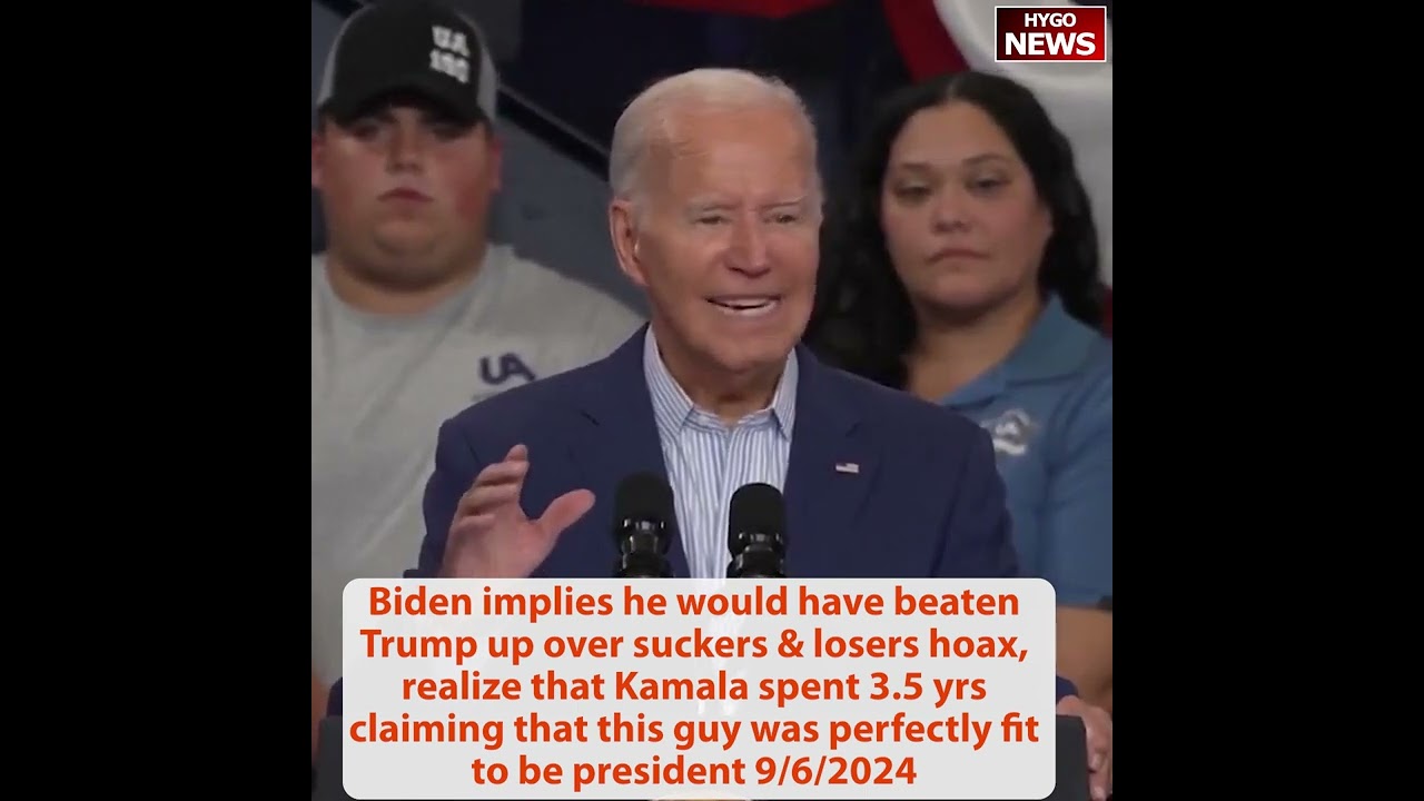 Biden Begins Shouting Out of Nowhere, repeated widely debunked Trump losers hoax