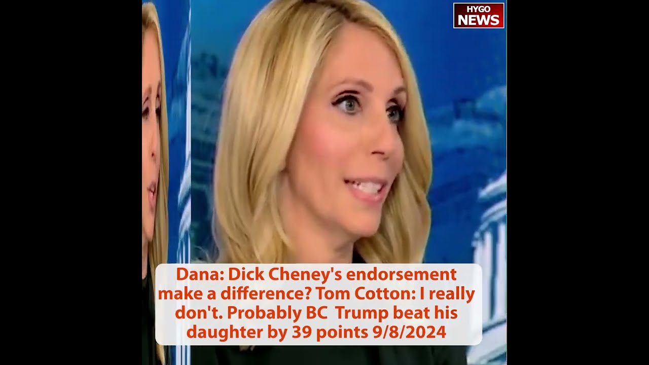 Bernie most damaging Kamala QUIET PART OUT LOUD; Cotton: Dick Cheney BC Trump beat Liz by 39 points